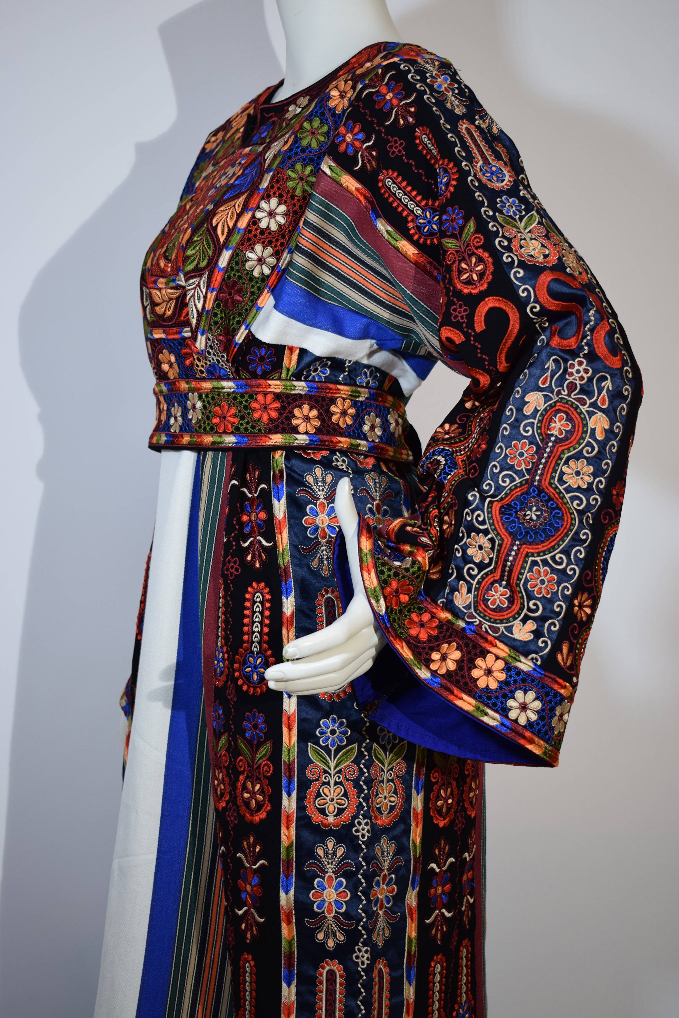sachin and babi light blue dress Palestinian Traditional Dresses. Thoubs, Bridal, Quftan, Aroosa